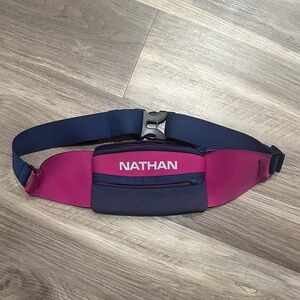 Nathan Navy and Magenta Running Waist Pack